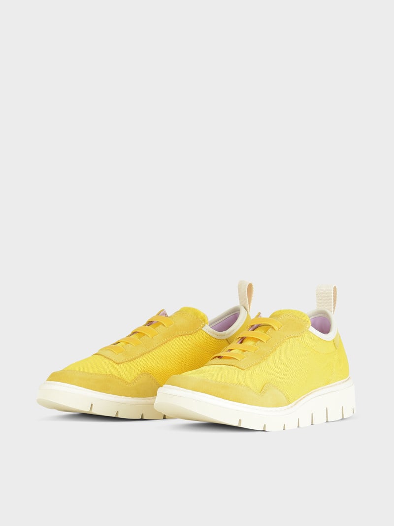 Panchic SLIP ON P05 DONNA IN MESH E SUEDE GIALLO Offerte stagionali