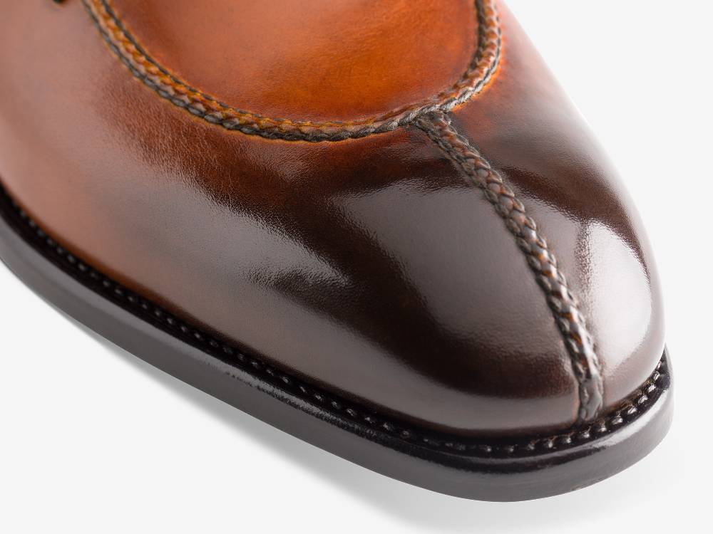 ﻿Paolo Sartori Art. 583 Derby in pelle Anticata Cognac Sconto