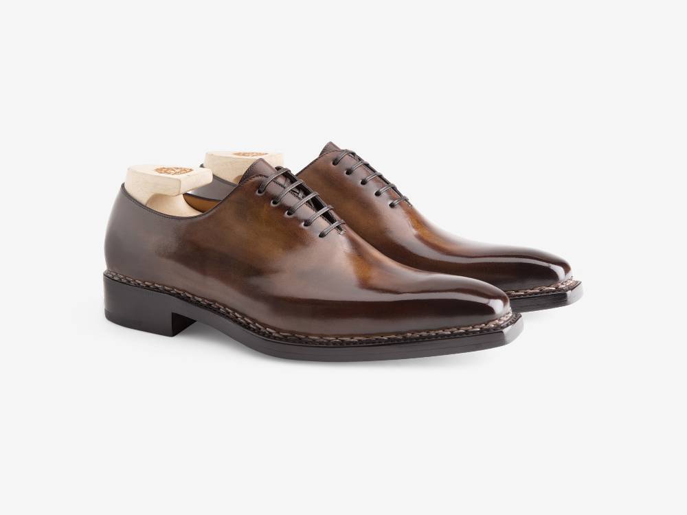 Paolo Sartori Art.175B Oxford in pelle Anticata Montella Outlet