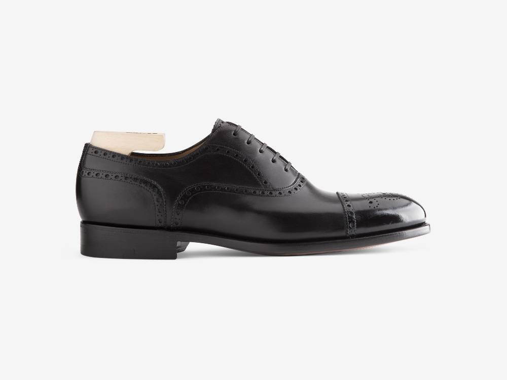 Paolo Sartori Art. 06 Oxford in pelle Atinticata Nera Nuova