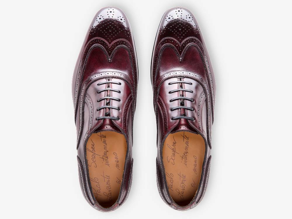 Paolo Sartori Art. 699 Oxford in pelle Anticata Bordeaux Ultimi tre giorni