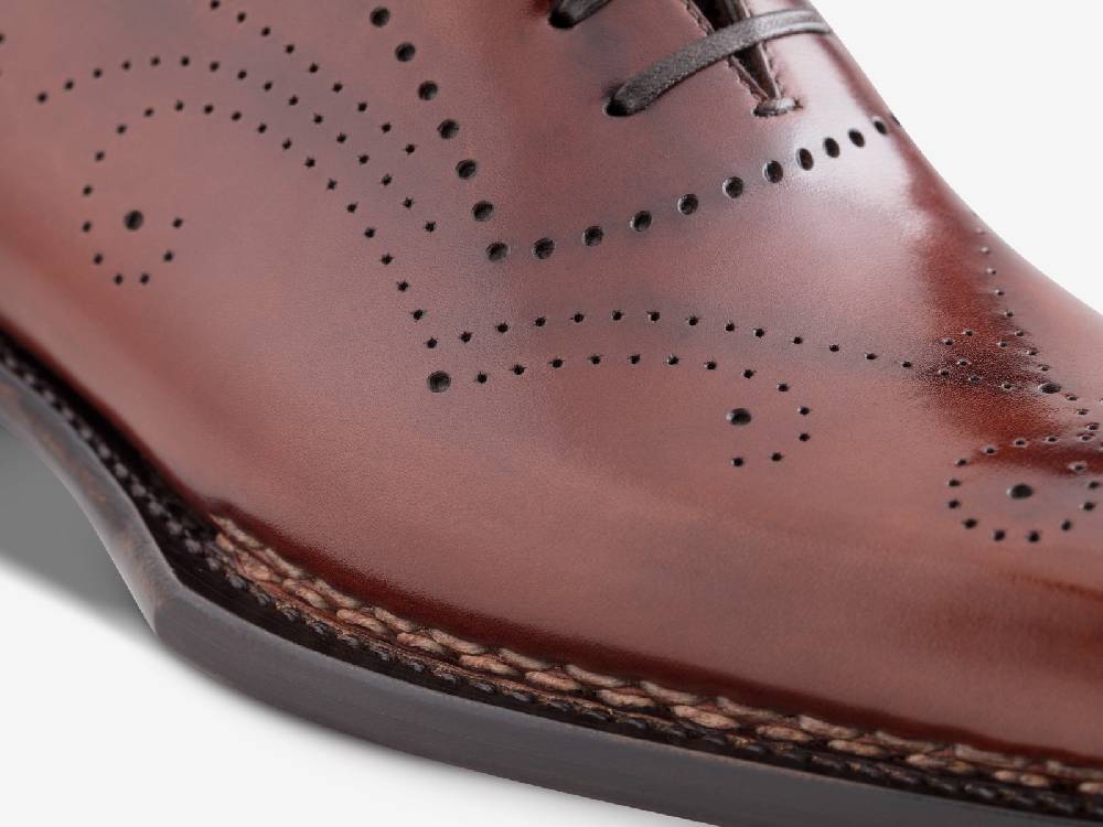 Paolo Sartori Art. 768 Oxford in Antiqued Positano Leather Shopping Online