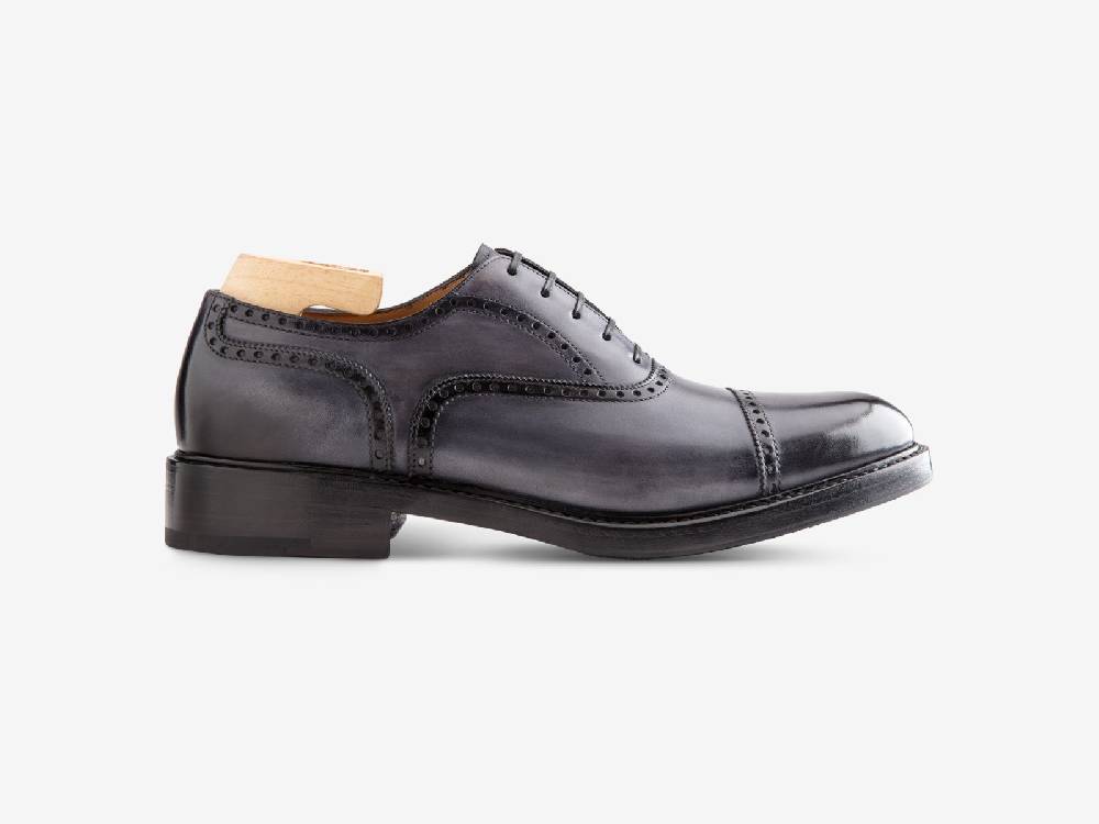 Paolo Sartori Art. 769 Oxford in Antiqued Grigio Leather Affare Del Giorno