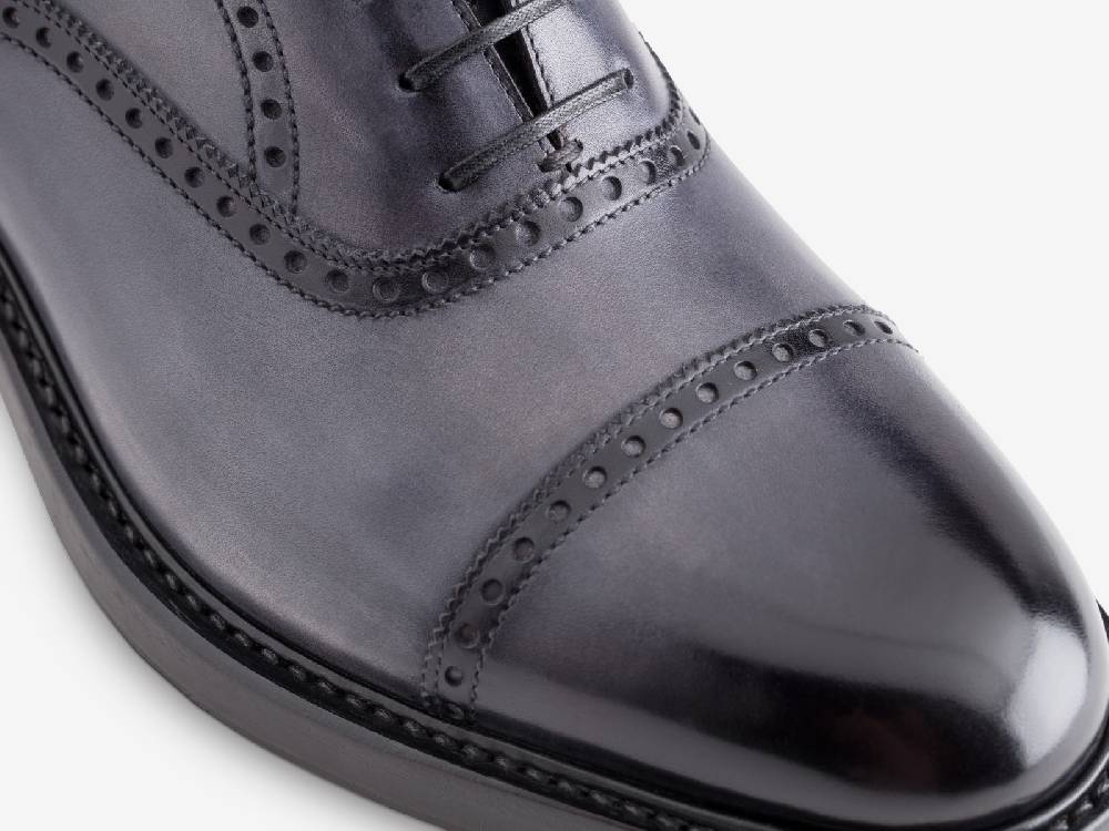 Paolo Sartori Art. 769 Oxford in Antiqued Grigio Leather Affare Del Giorno