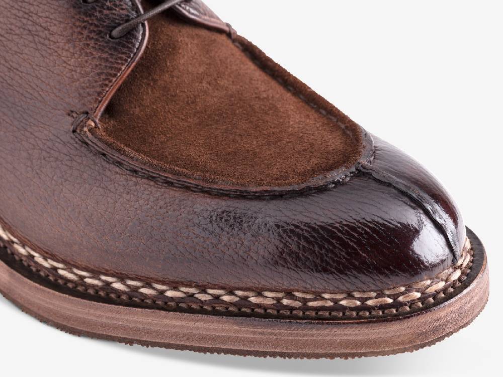 Paolo Sartori Art. 797 Derby in Montella Shark and Suede Leather Offerta