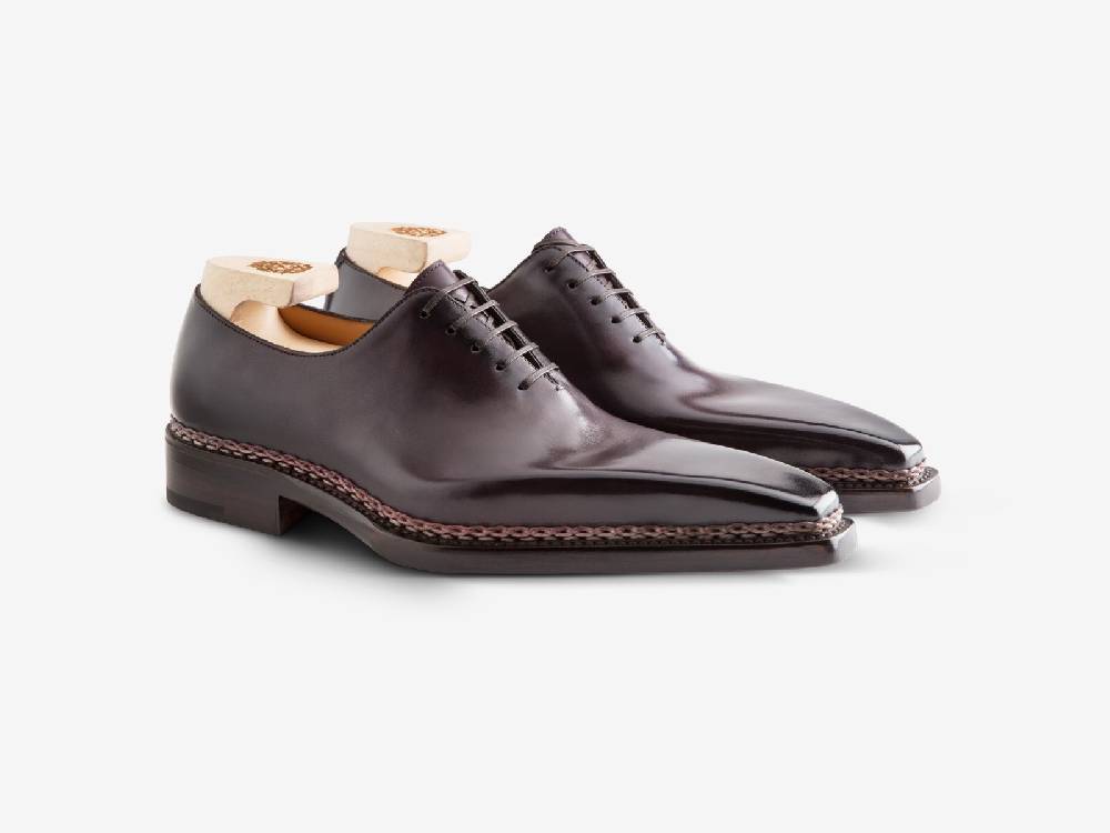 Paolo Sartori Art. 175SP Oxford in pelle Anticata Melanzana Limitato a 3 giorni