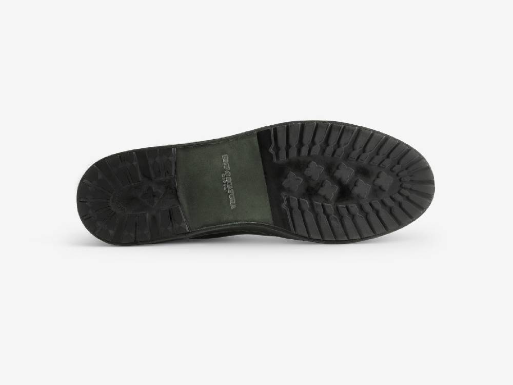 Paolo Sartori Art.Tenny1 Sneakers In Pelle Anticata Muschio Moda