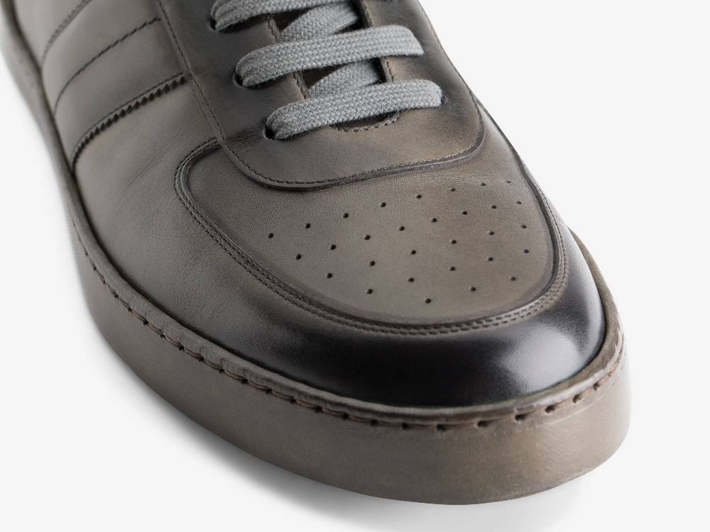 Paolo Sartori Art.Tenny2 Sneakers In Pelle Anticata Ardesia 2025