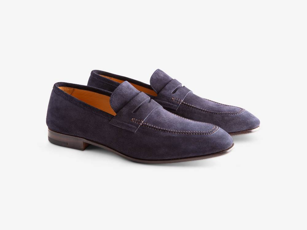 Paolo Sartori Art. 638 Mocassino in Camoscio Blue Acquista Ora