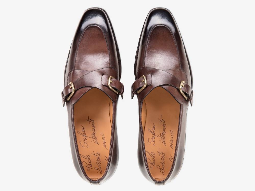 Paolo Sartori Art. 774 Loafer in Antiqued Vietri Leather Sconto