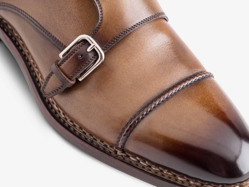 Paolo Sartori Art. 771 Boots Monkstrap in Antiqued Autunno Leather Offerta speciale