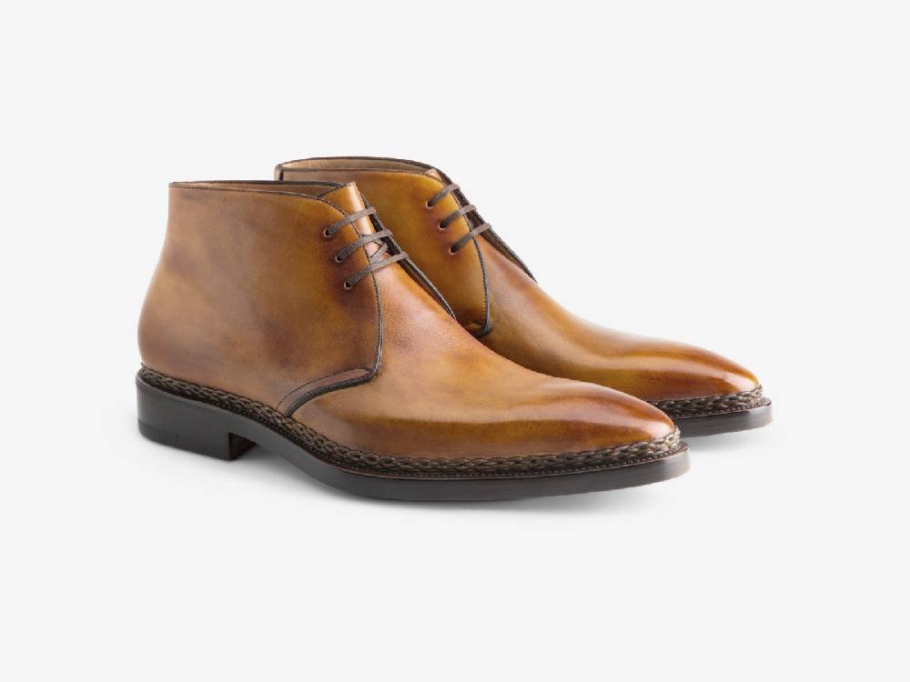 Paolo Sartori Art.St54 Desert Boot in Pelle Anticata Ravello Grande vendita
