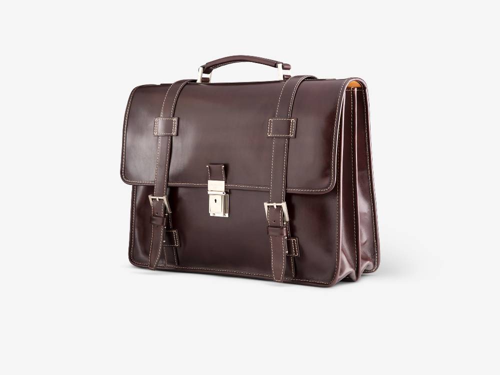 Paolo Sartori Briefcase Briefcase in pelle Anticata Vietri Fornitura limitata