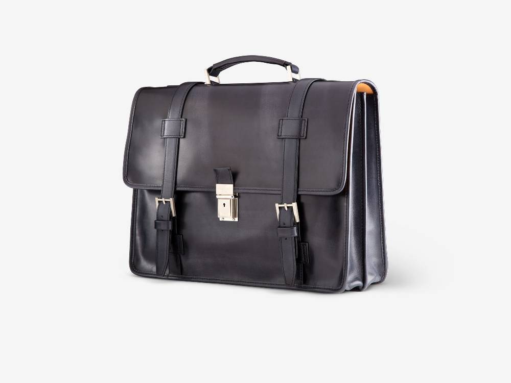 Paolo Sartori Briefcase Briefcase in pelle Anticata Furore Shopping online