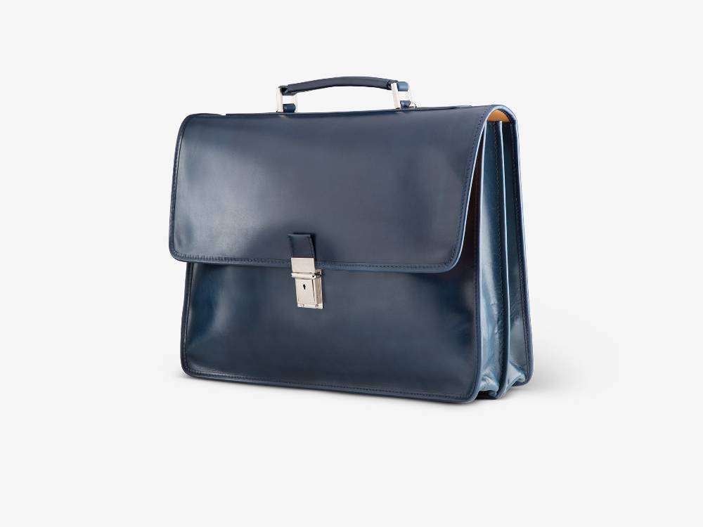 Paolo Sartori Briefcase Briefcase in pelle Anticata Oceano Offerta esclusiva