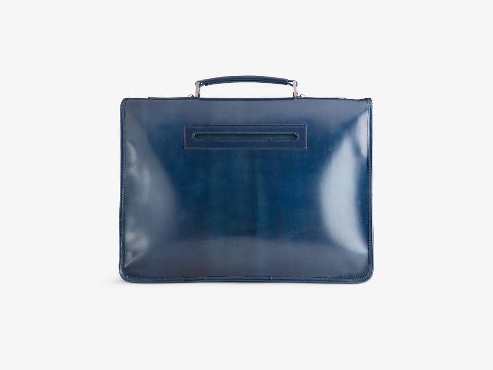 Paolo Sartori Briefcase Briefcase in pelle Anticata Oceano Offerta esclusiva
