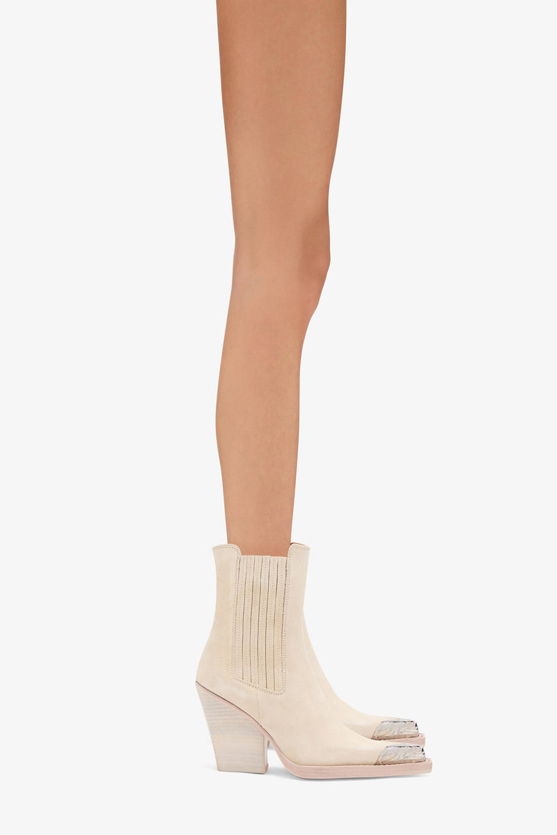 Paris Texas Dallas Embellished Toe Ankle Boot Vendite Flash
