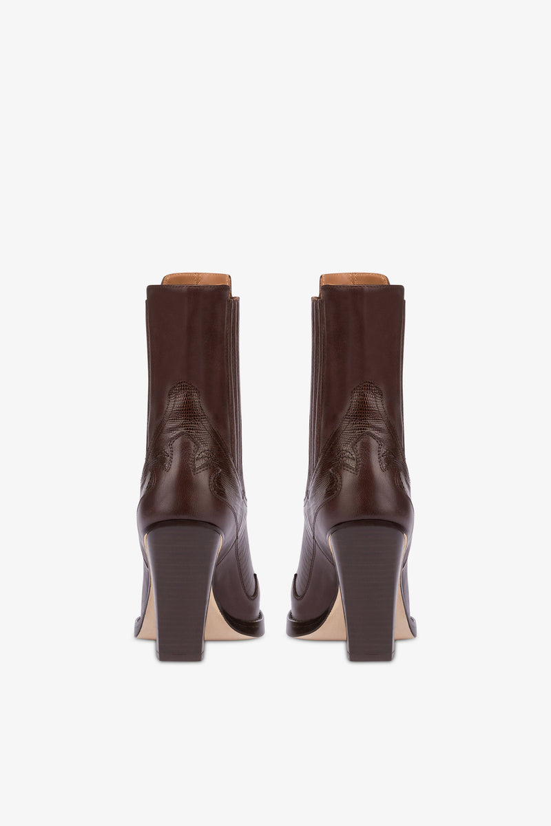 Paris Texas DALLAS EMBROIDERED ANKLE BOOT 100 Vendita Calda