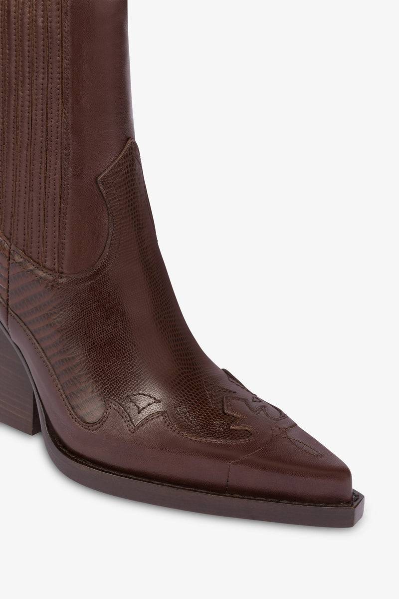 Paris Texas DALLAS EMBROIDERED ANKLE BOOT 100 Vendita Calda