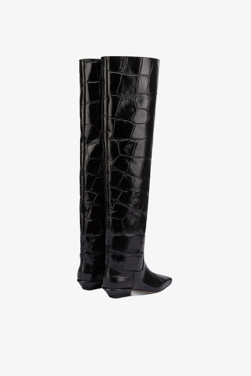 Paris Texas BETTINA OVER THE KNEE BOOT 25 Nuova