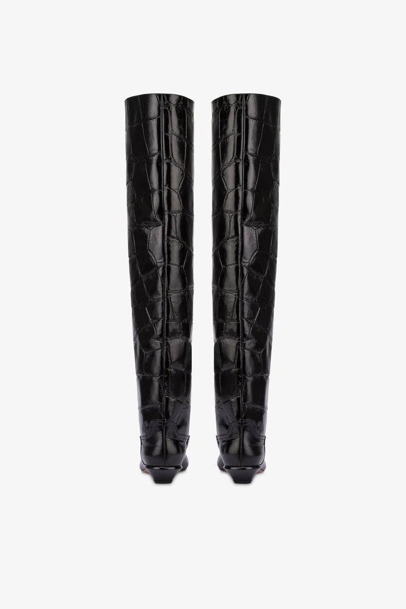 Paris Texas BETTINA OVER THE KNEE BOOT 25 Nuova