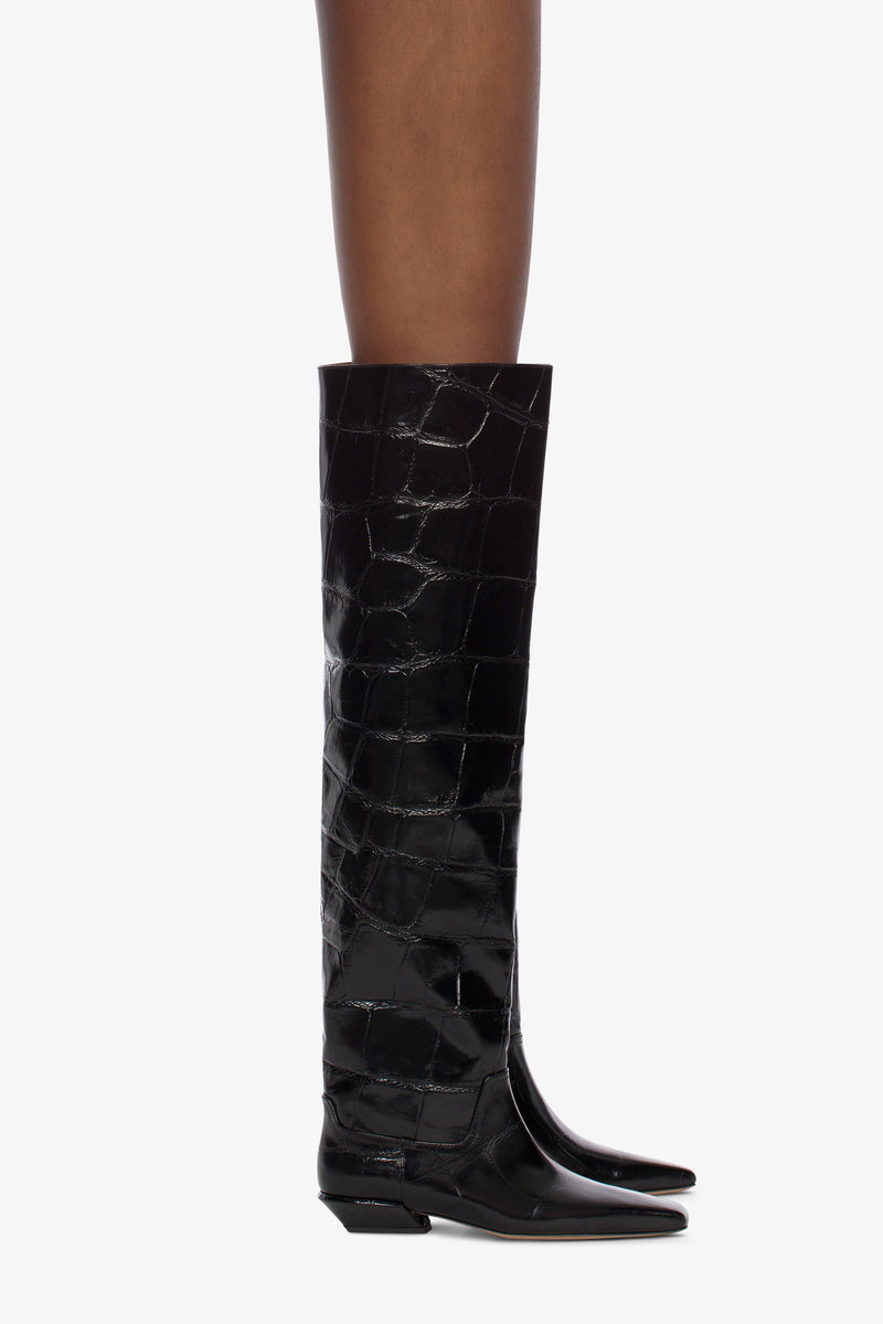 Paris Texas BETTINA OVER THE KNEE BOOT 25 Nuova