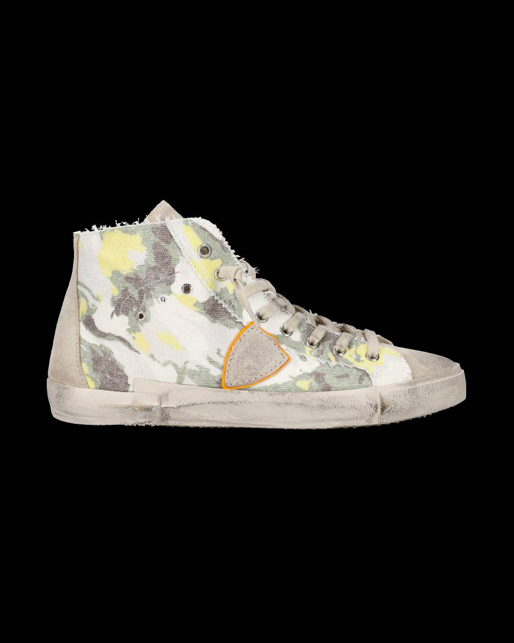 Philippe Model Sneaker alta Prsx uomo - verde e giallo Offerta