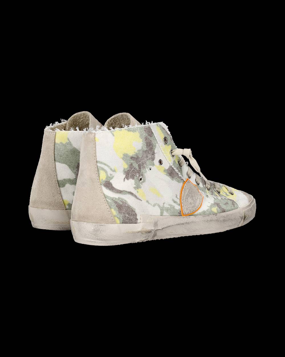 Philippe Model Sneaker alta Prsx uomo - verde e giallo Offerta