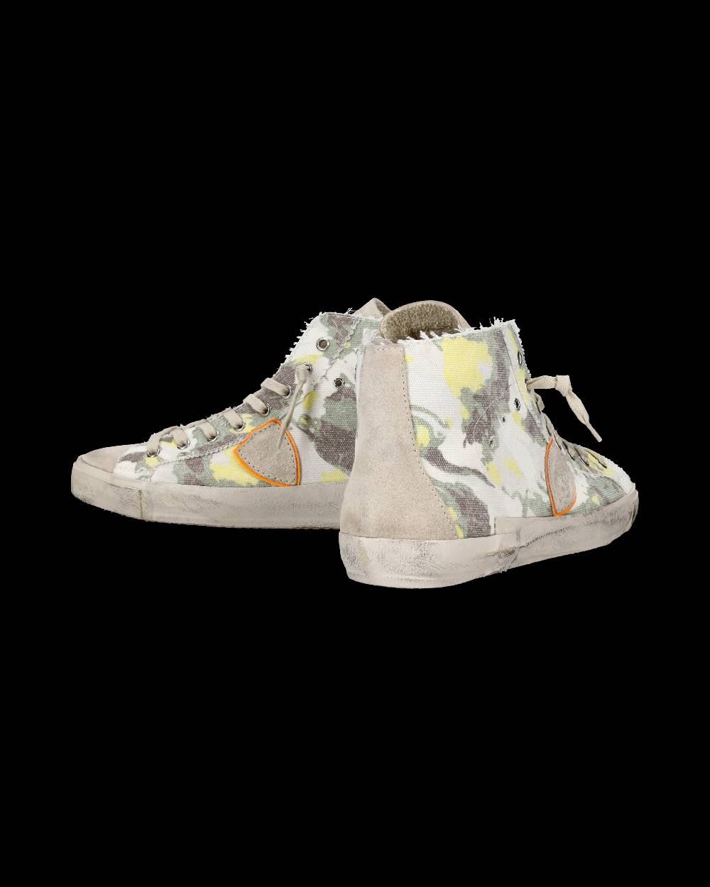 Philippe Model Sneaker alta Prsx uomo - verde e giallo Offerta