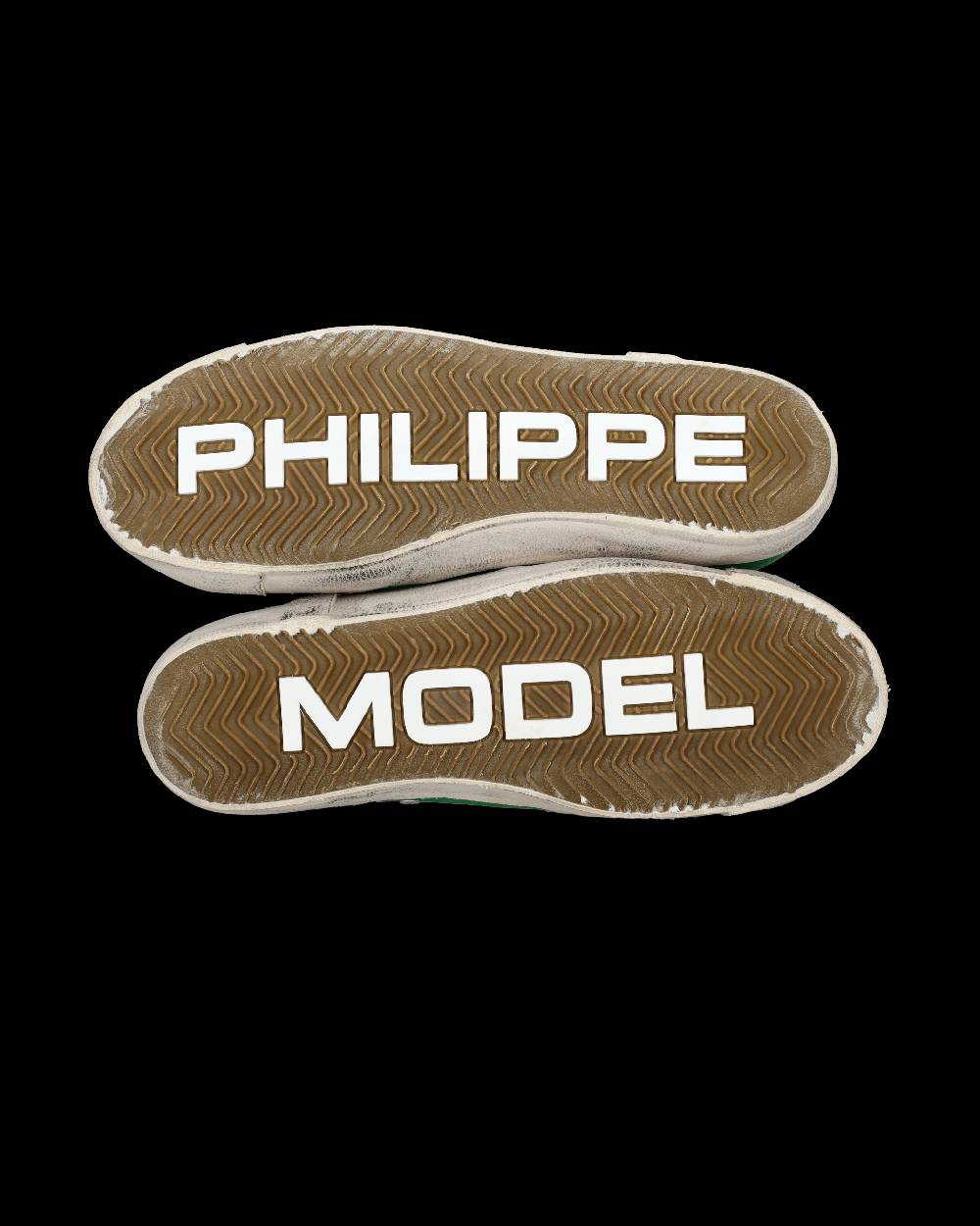 Philippe Model Sneaker basse Prsx uomo - verde e argento Outlet