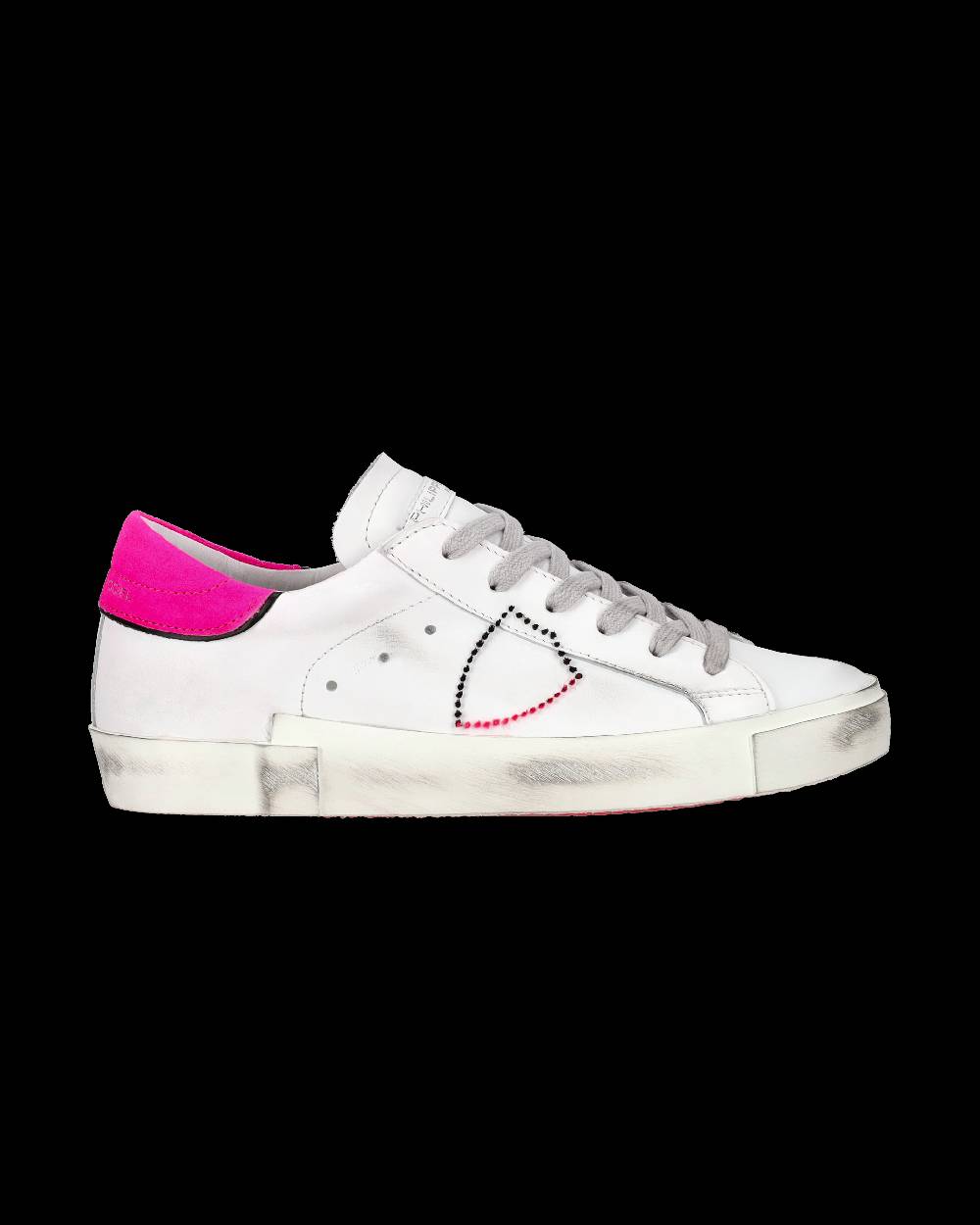 Philippe Model Sneaker bassa PRSX donna - bianco e fucsia In Vendita