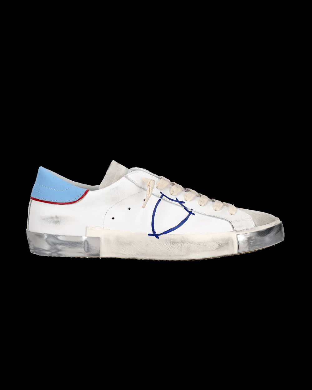 Philippe Model Sneaker tennis Prsx da uomo - Azzurro e bianco Saldi