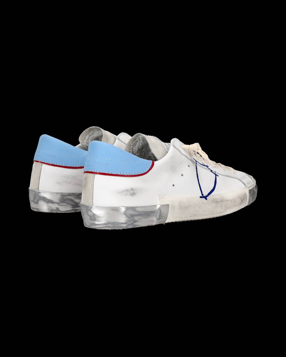 Philippe Model Sneaker tennis Prsx da uomo - Azzurro e bianco Saldi