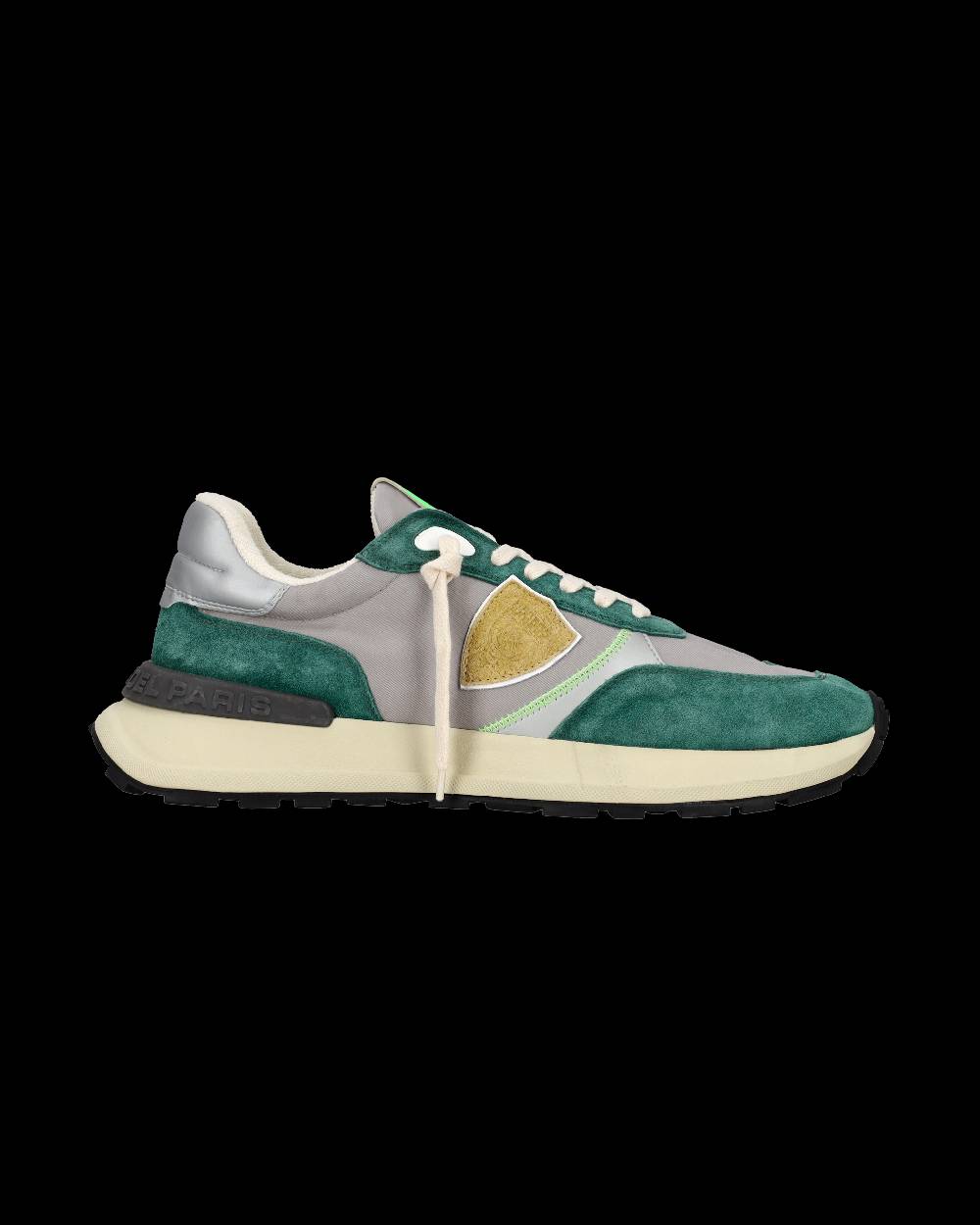 Philippe Model Sneaker bassa Antibes uomo - verde e grigio Vendita Calda
