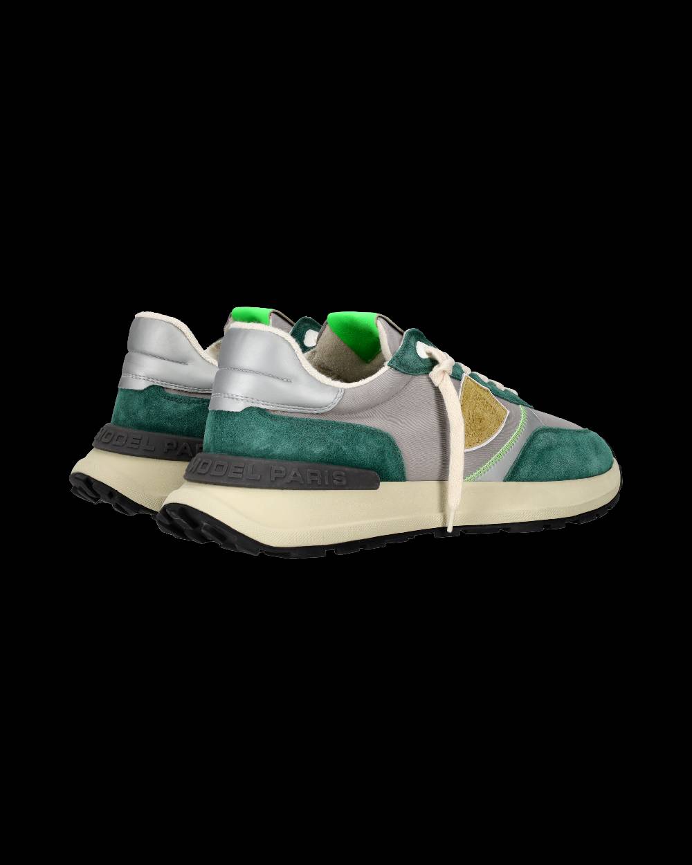 Philippe Model Sneaker bassa Antibes uomo - verde e grigio Vendita Calda