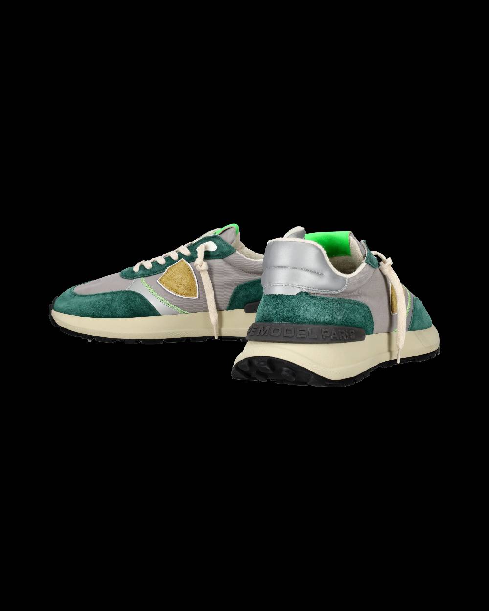 Philippe Model Sneaker bassa Antibes uomo - verde e grigio Vendita Calda