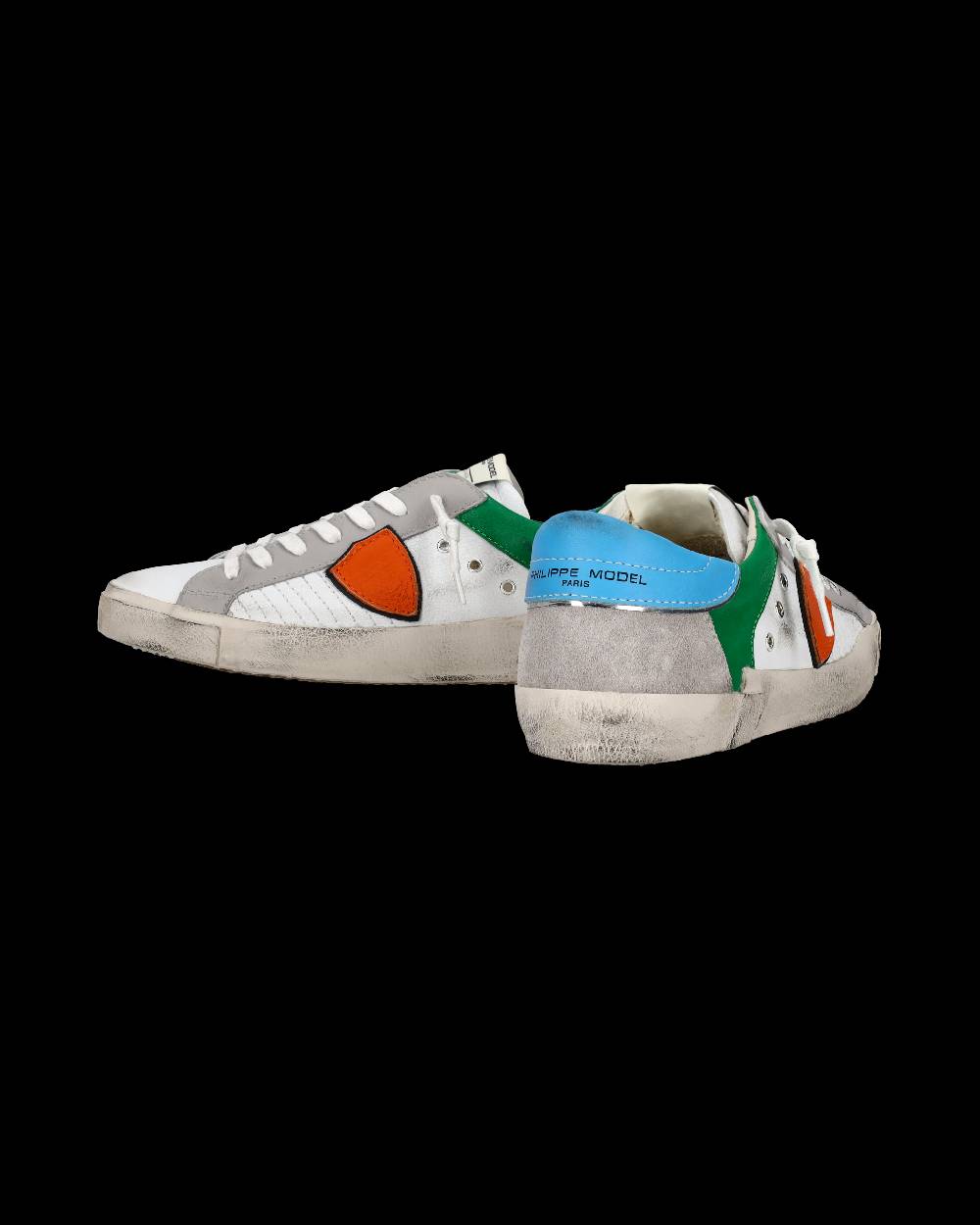 Philippe Model Sneaker basse Prsx uomo - bianco e arancione Italia