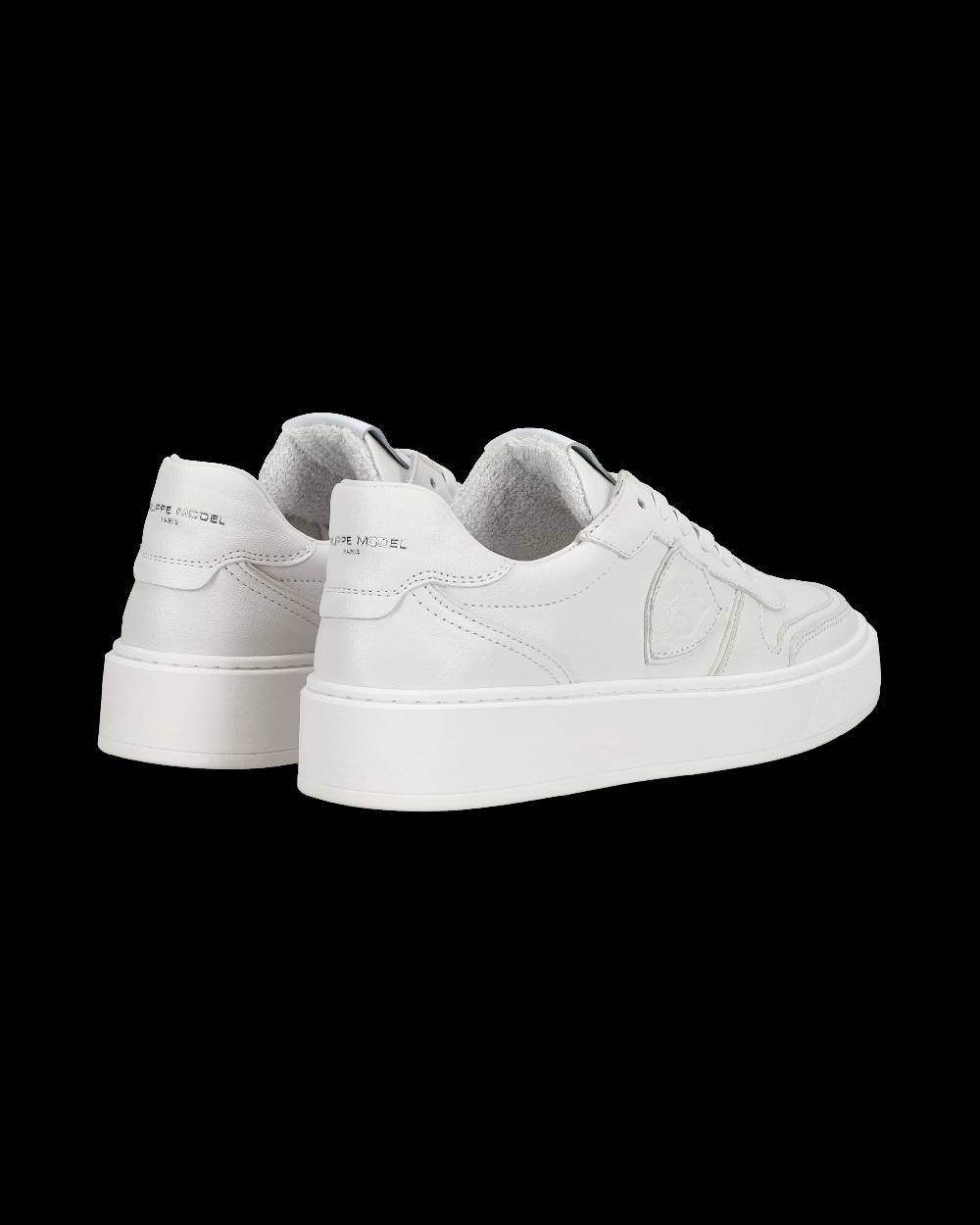 Philippe Model Sneakers basse Nice da Ragazzi in pelle, Bianco Vendita