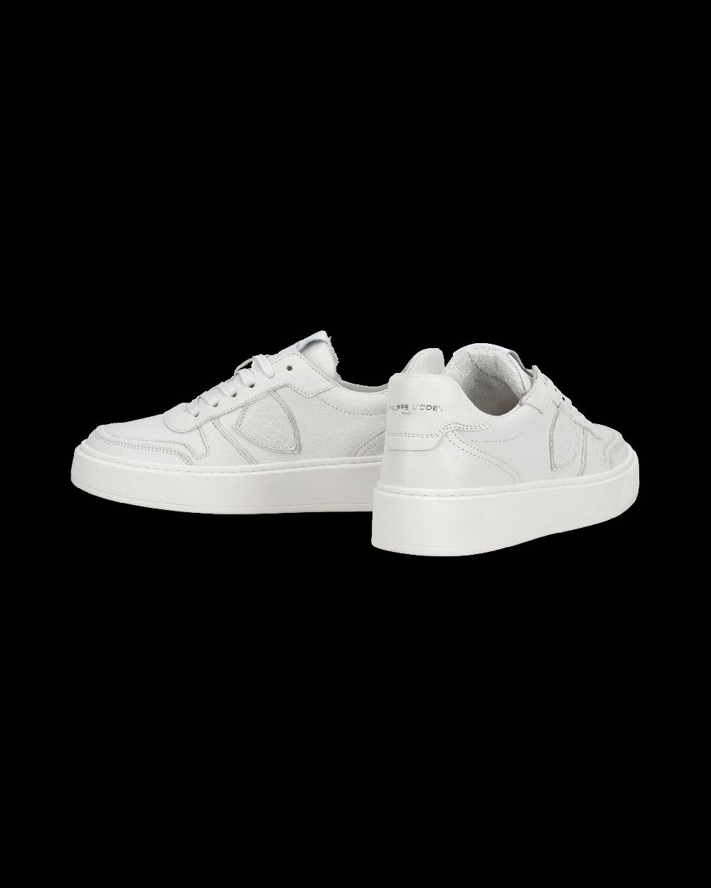 Philippe Model Sneakers basse Nice da Ragazzi in pelle, Bianco Vendita