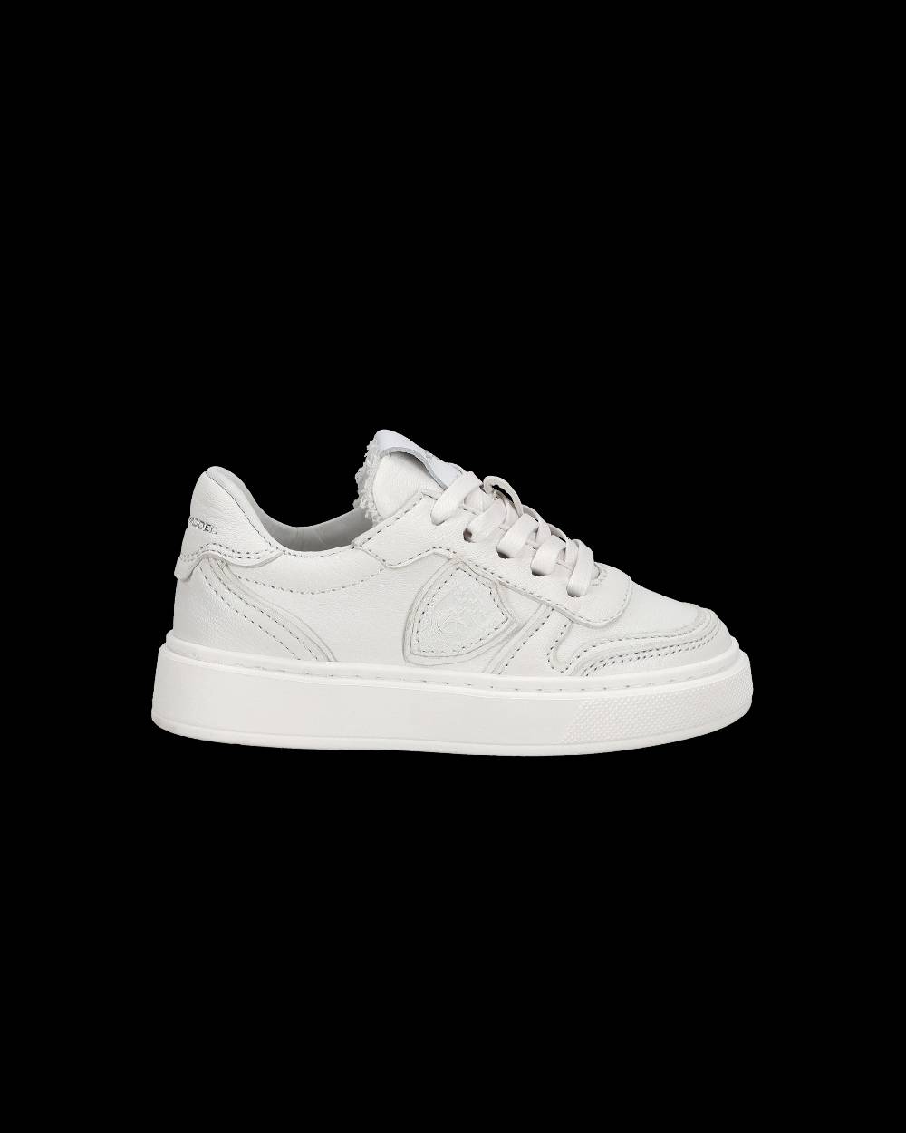 Philippe Model Sneakers basse Nice da Bambini in pelle, Bianco Promozione