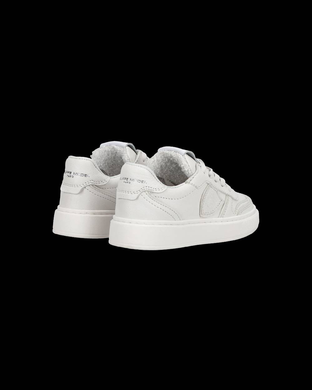 Philippe Model Sneakers basse Nice da Bambini in pelle, Bianco Promozione