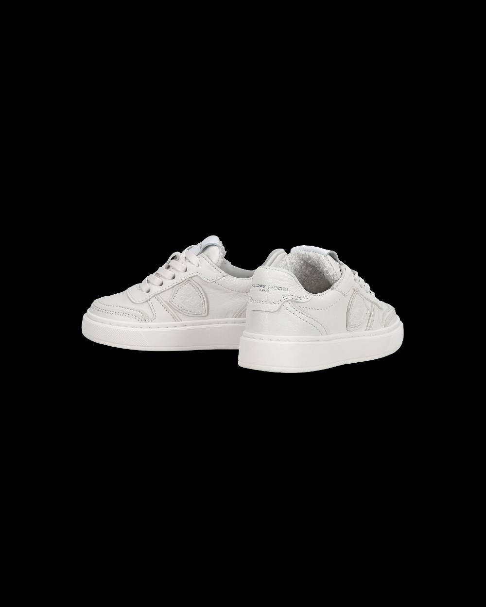 Philippe Model Sneakers basse Nice da Bambini in pelle, Bianco Promozione