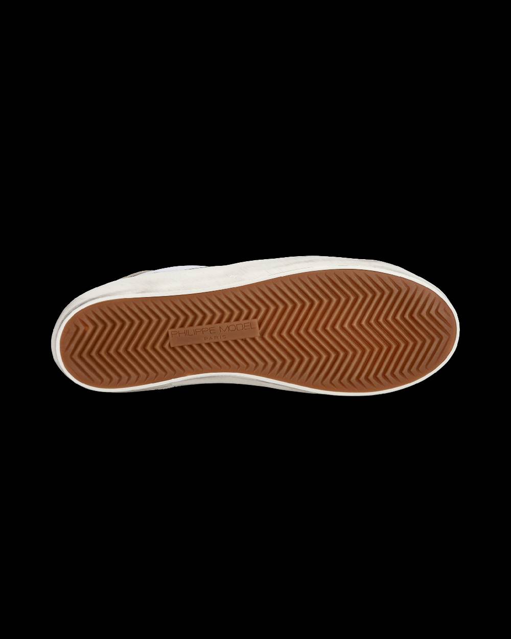 Philippe Model Sneakers basse Paris da Ragazzo in pelle, Bianco Azzurro Negozi Online