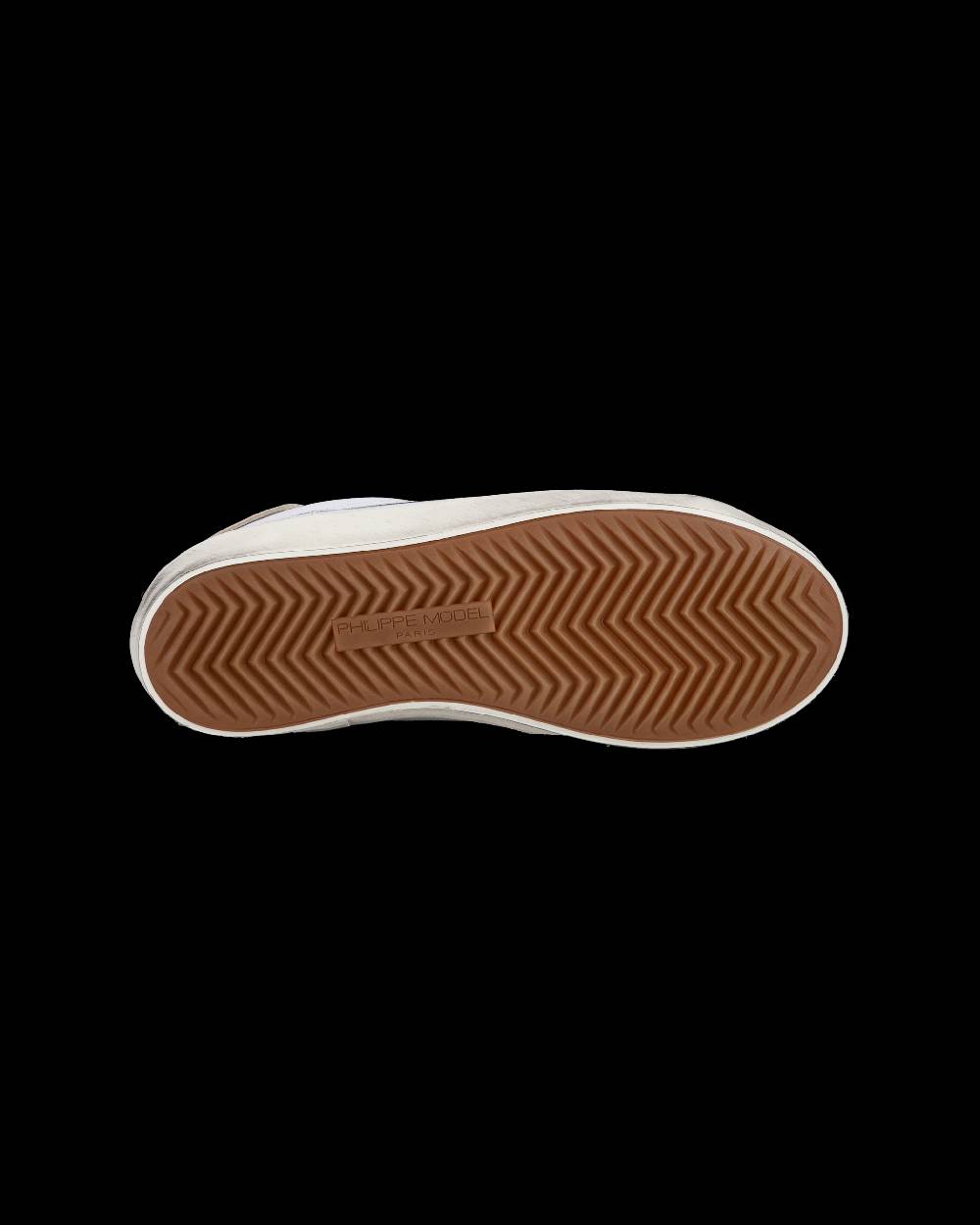 Philippe Model Sneakers basse Paris da Bambino in pelle, Bianco Azzurro Acquista Ora