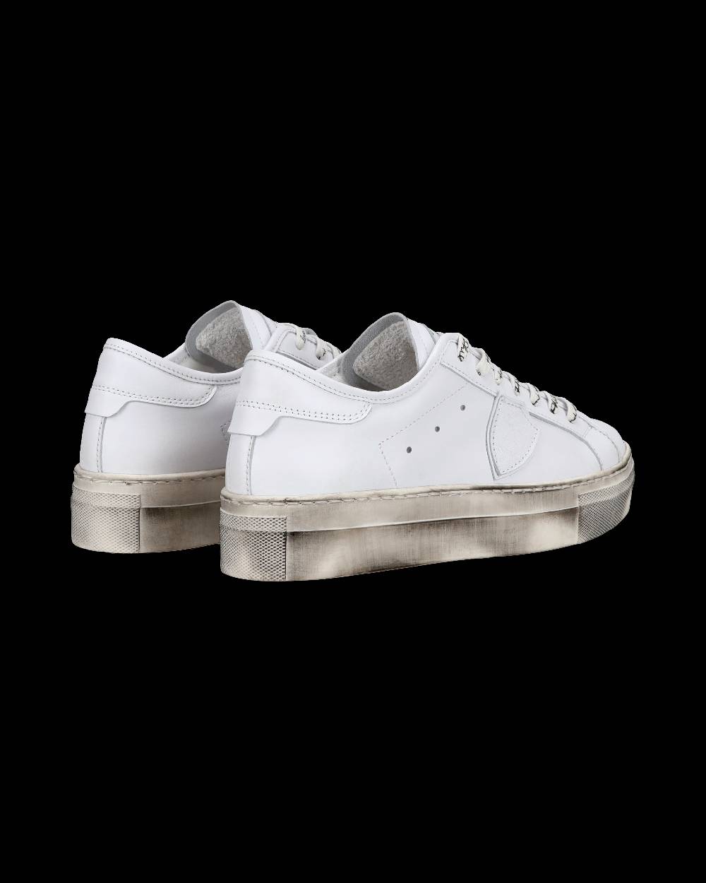 Philippe Model Sneakers basse Paris Haute da Bambino in pelle, Bianco Convenienza