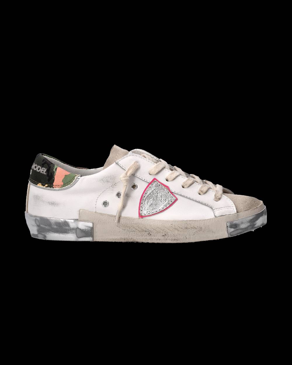 Philippe Model Sneaker Prsx Donna, Bianco e Rosa Saldi