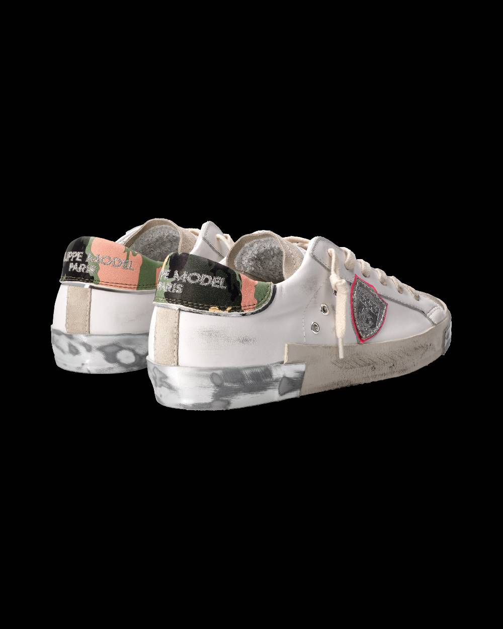 Philippe Model Sneaker Prsx Donna, Bianco e Rosa Saldi