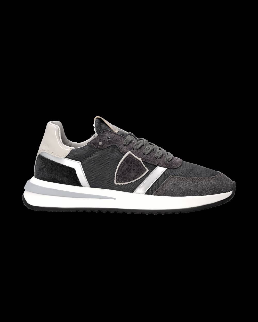 Philippe Model Sneaker Tropez 2.1 Donna, Nero Grigio e Argento Hotsell