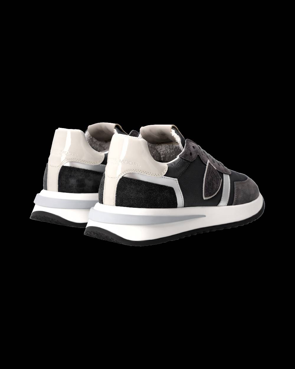 Philippe Model Sneaker Tropez 2.1 Donna, Nero Grigio e Argento Hotsell