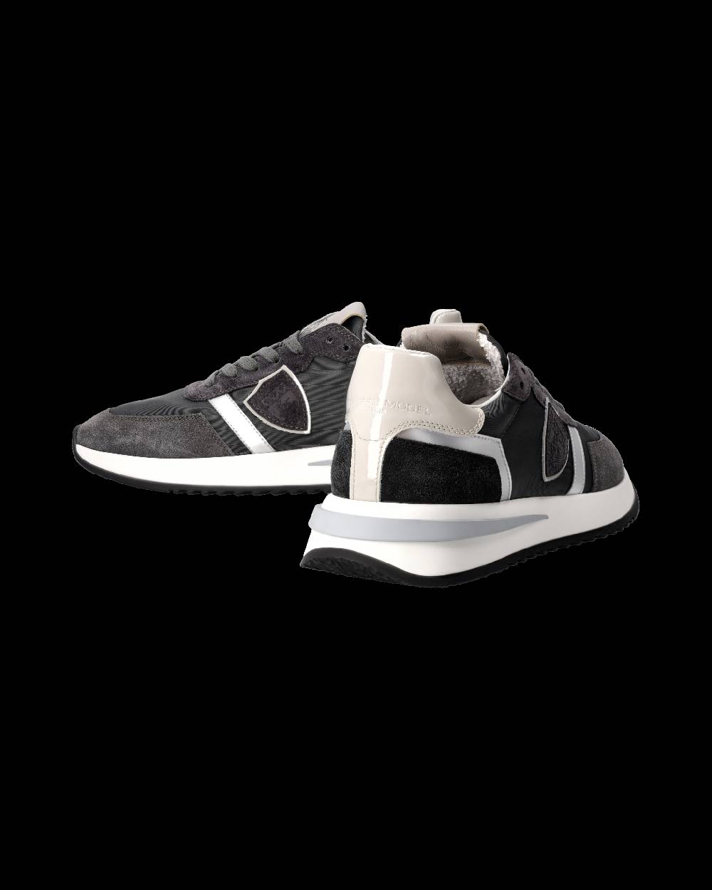 Philippe Model Sneaker Tropez 2.1 Donna, Nero Grigio e Argento Hotsell